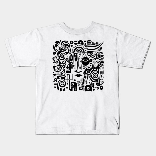 Pop Art Abstract. Kids T-Shirt by n23tees